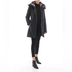 SAVE the Duck Arctic Black Hooded Winter Parka, size 2M